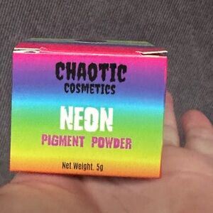 Neon yellow Chaotic cosmetics pigment powder